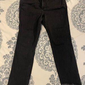 Express Black Denim Skinny Jeans
